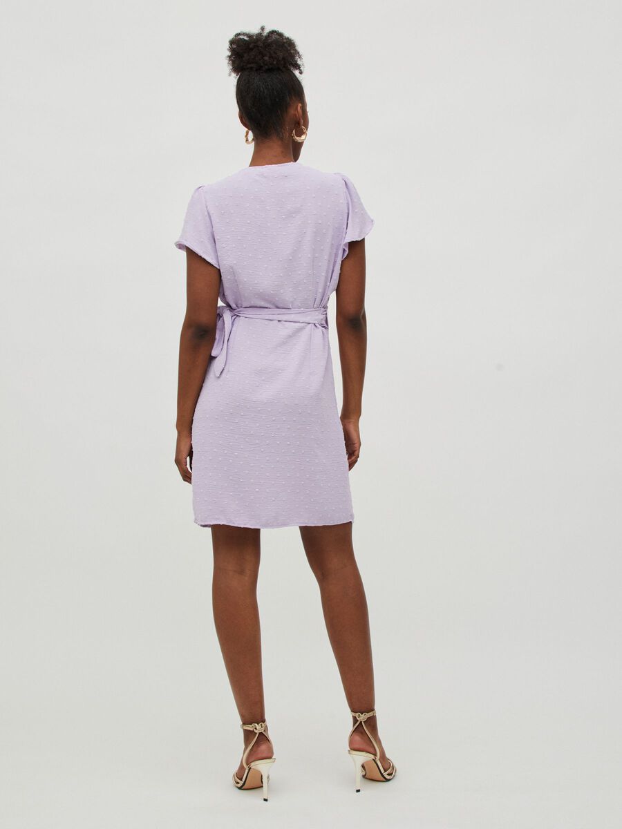 Viclarisa Wrap Dress (Lilac)