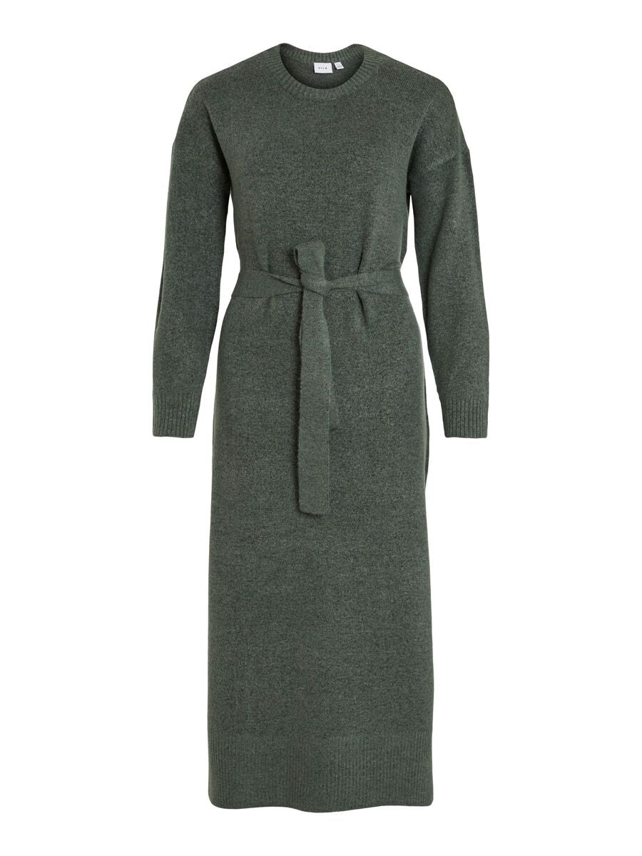 Cilia Long Knit Dress (Laurel Wreath)