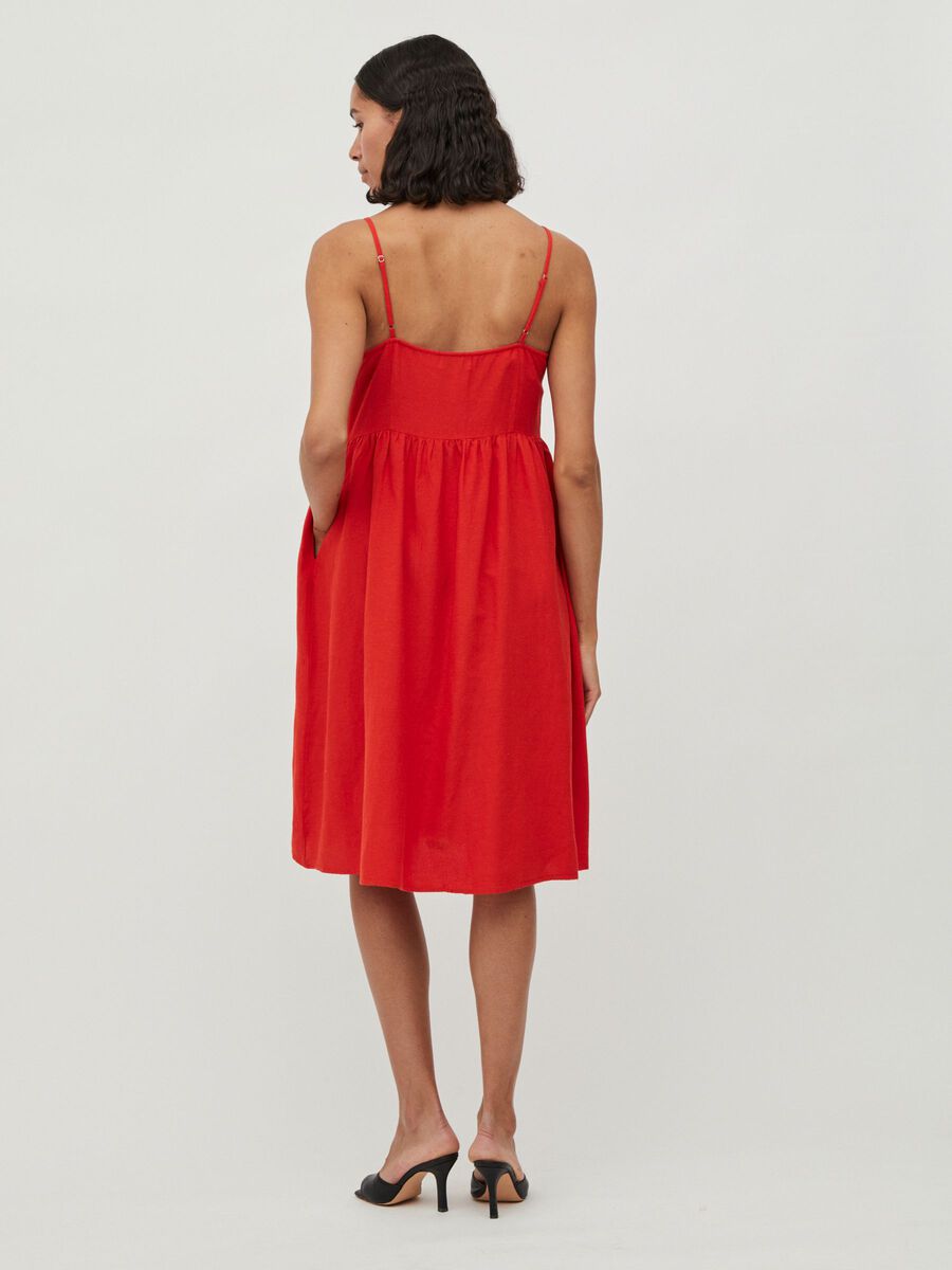 Brooklyn Strap Dress ( Valiant Poppy)