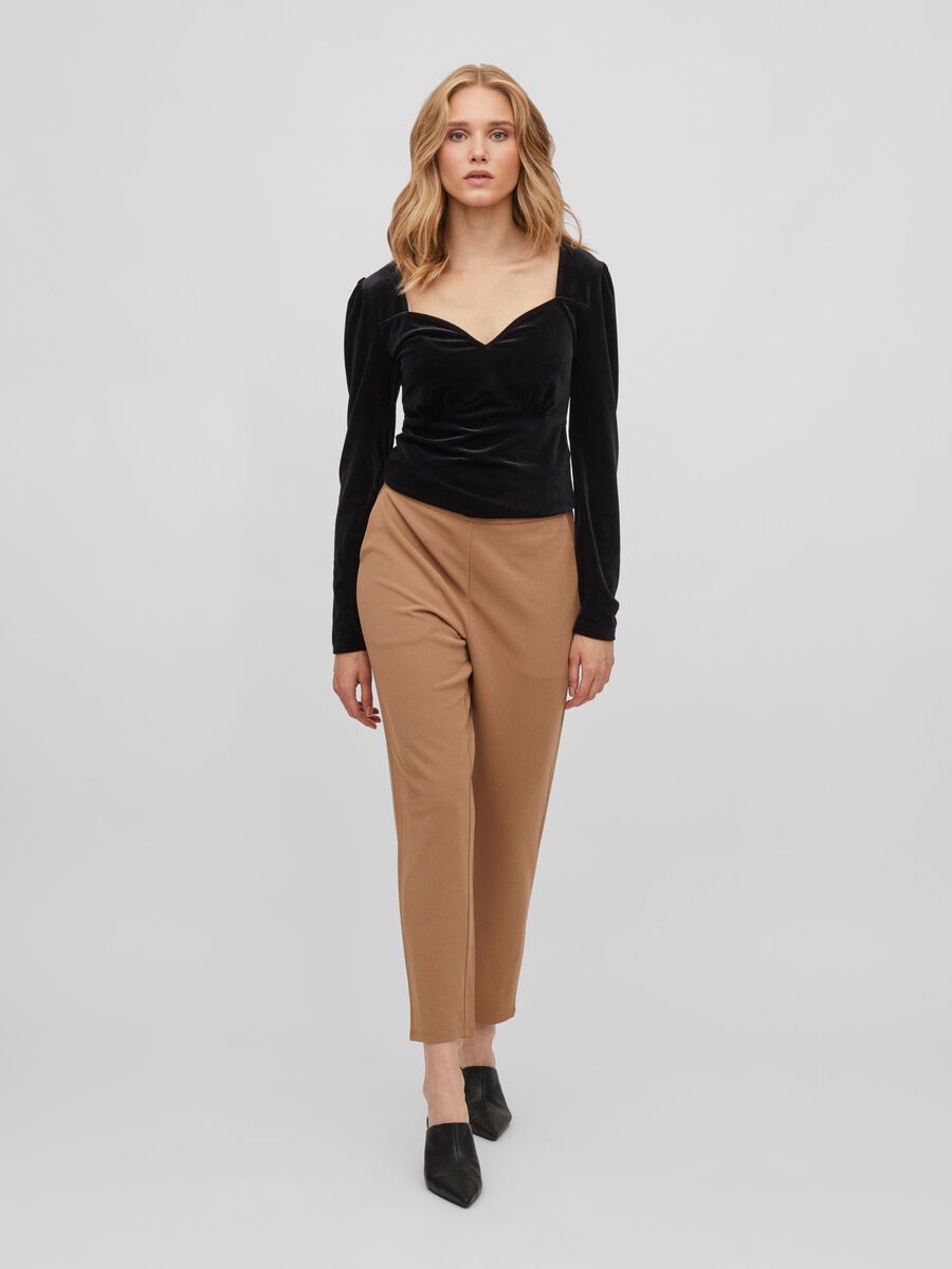 Elvo Sweetheart Top (Black)