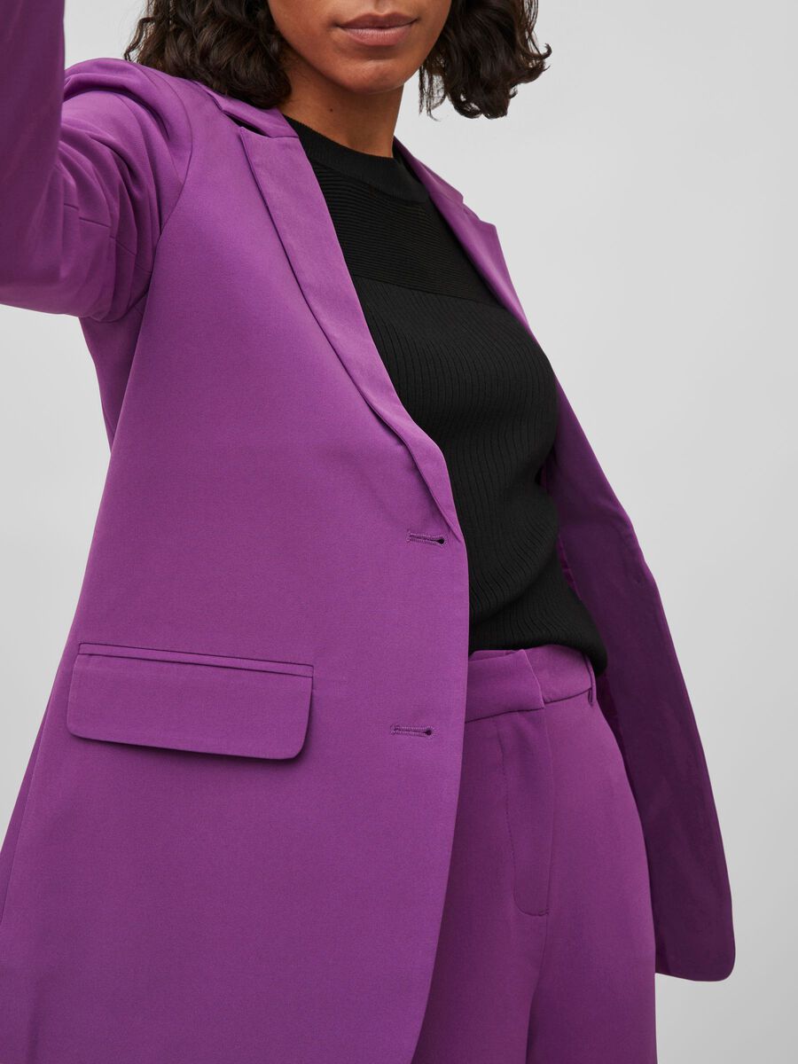 Kamma Loose Blazer (Sparking Grape)