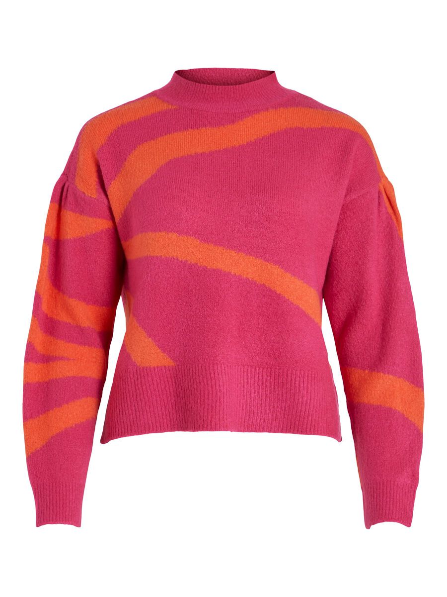 Claro Knit Jumper (Pink Yarrow/Orange)
