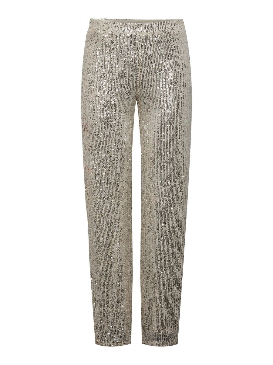 Elphia Wide-Leg Trousers (Silver)