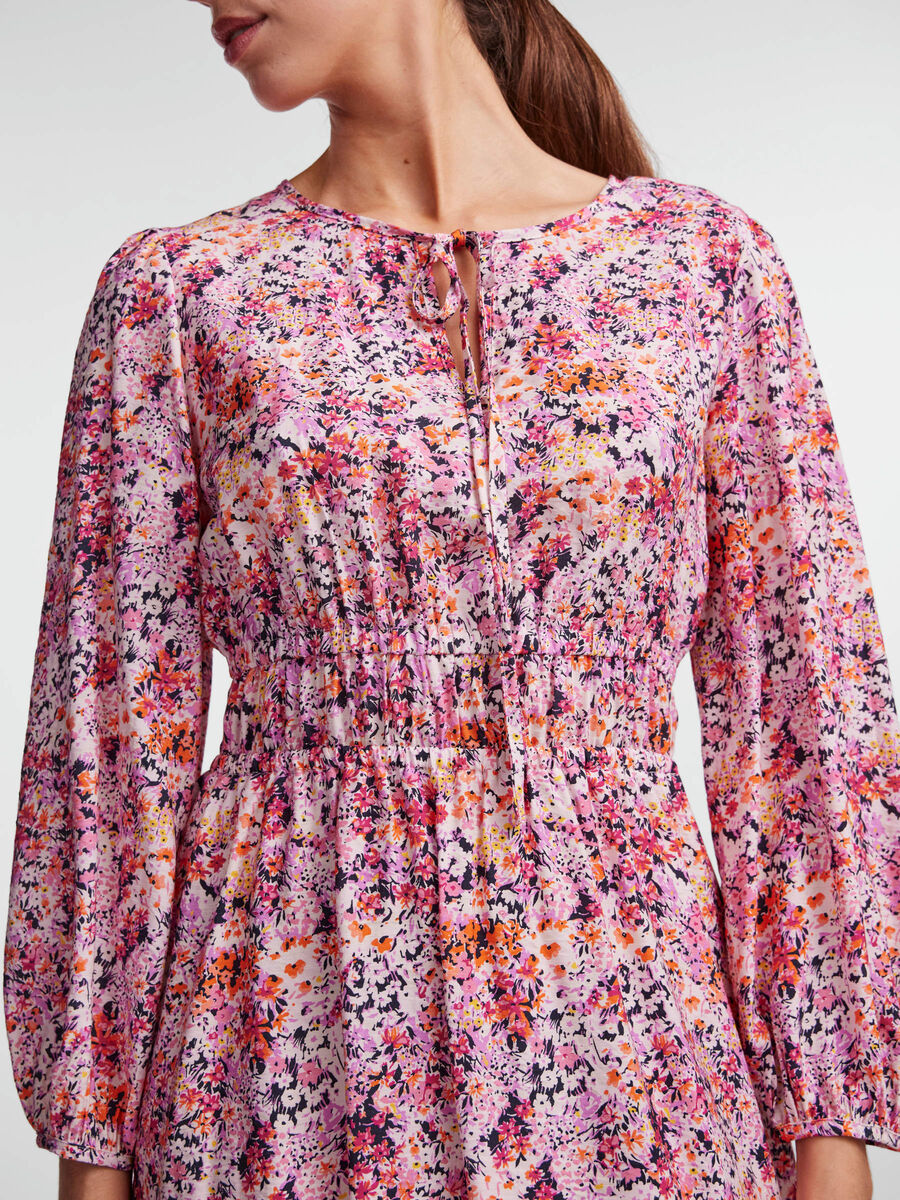 BRUNA MIDI DRESS (VIOLET FLOWER)