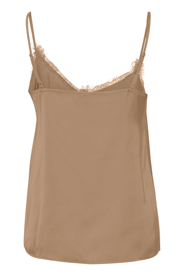 Taia Lace Cami (Tannin)