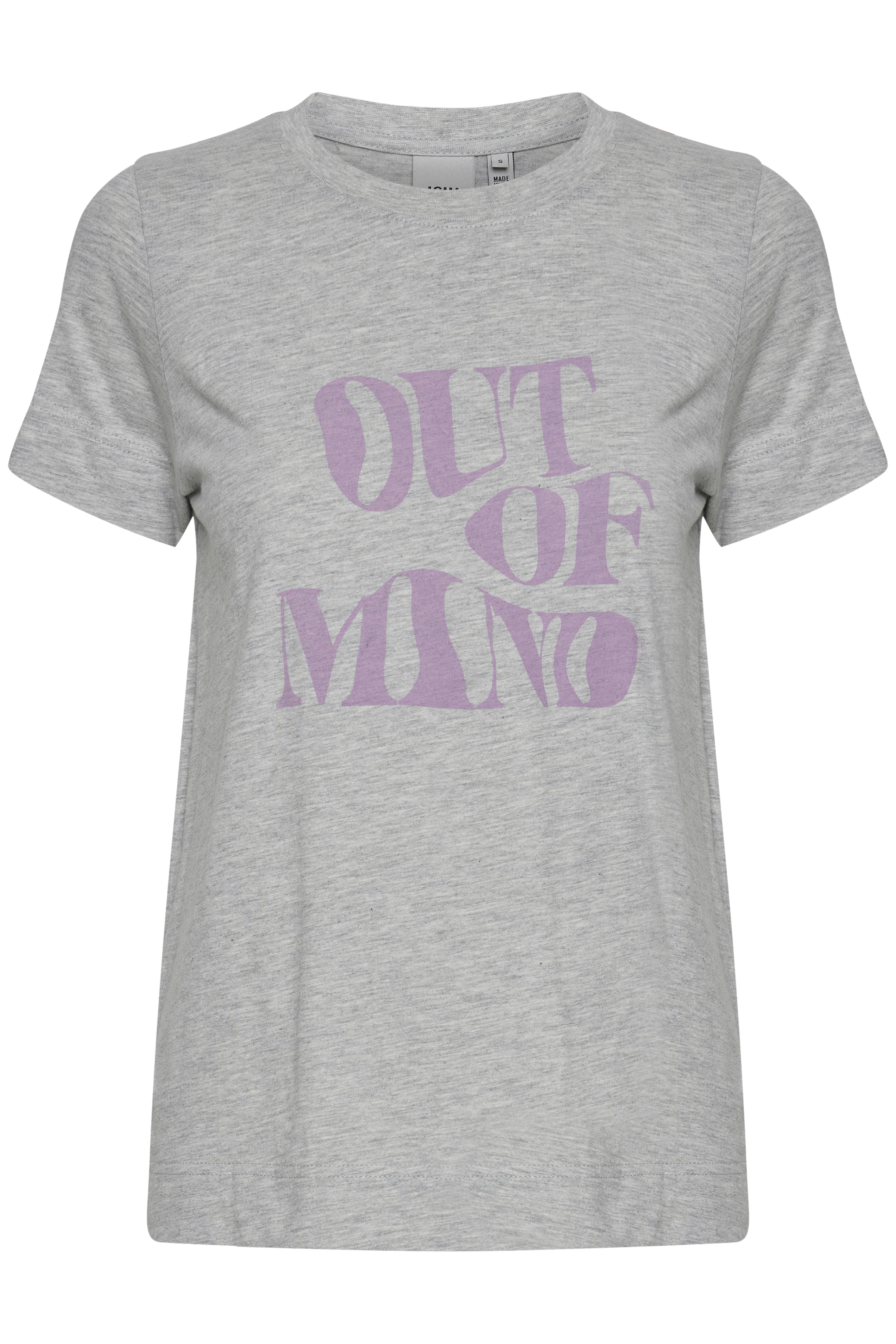Out Of Mind Slogan Tee (Light Grey)