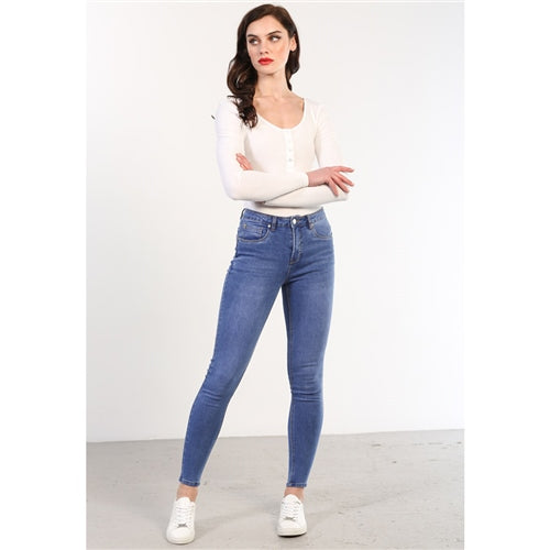 Dara Tummy Tuck Jeans | Short Leg (Light Blue)