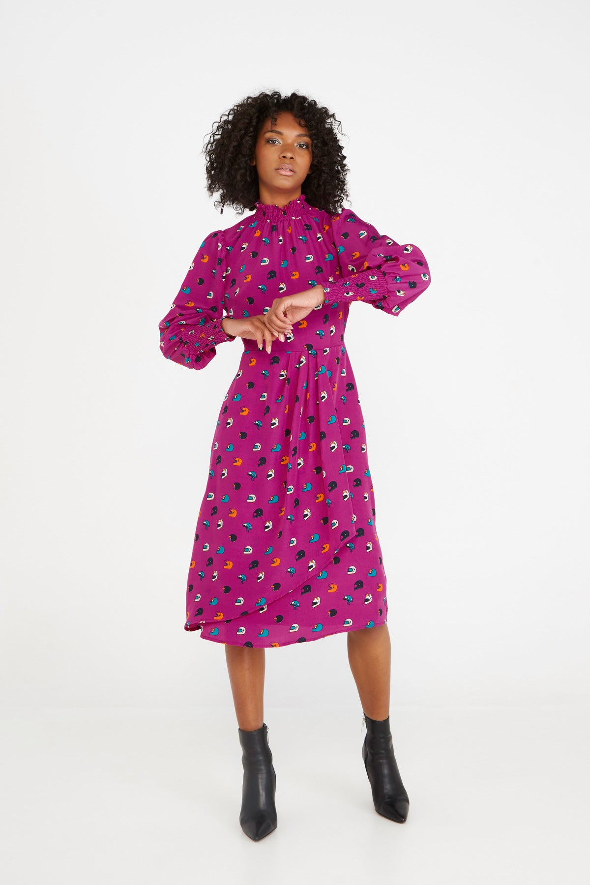 Victoria Dress (Purple)