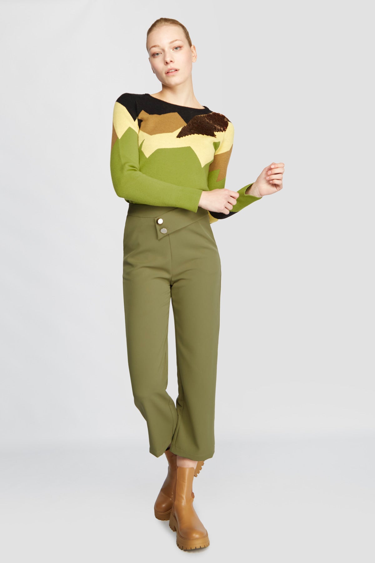 Camo Sweater (Green)