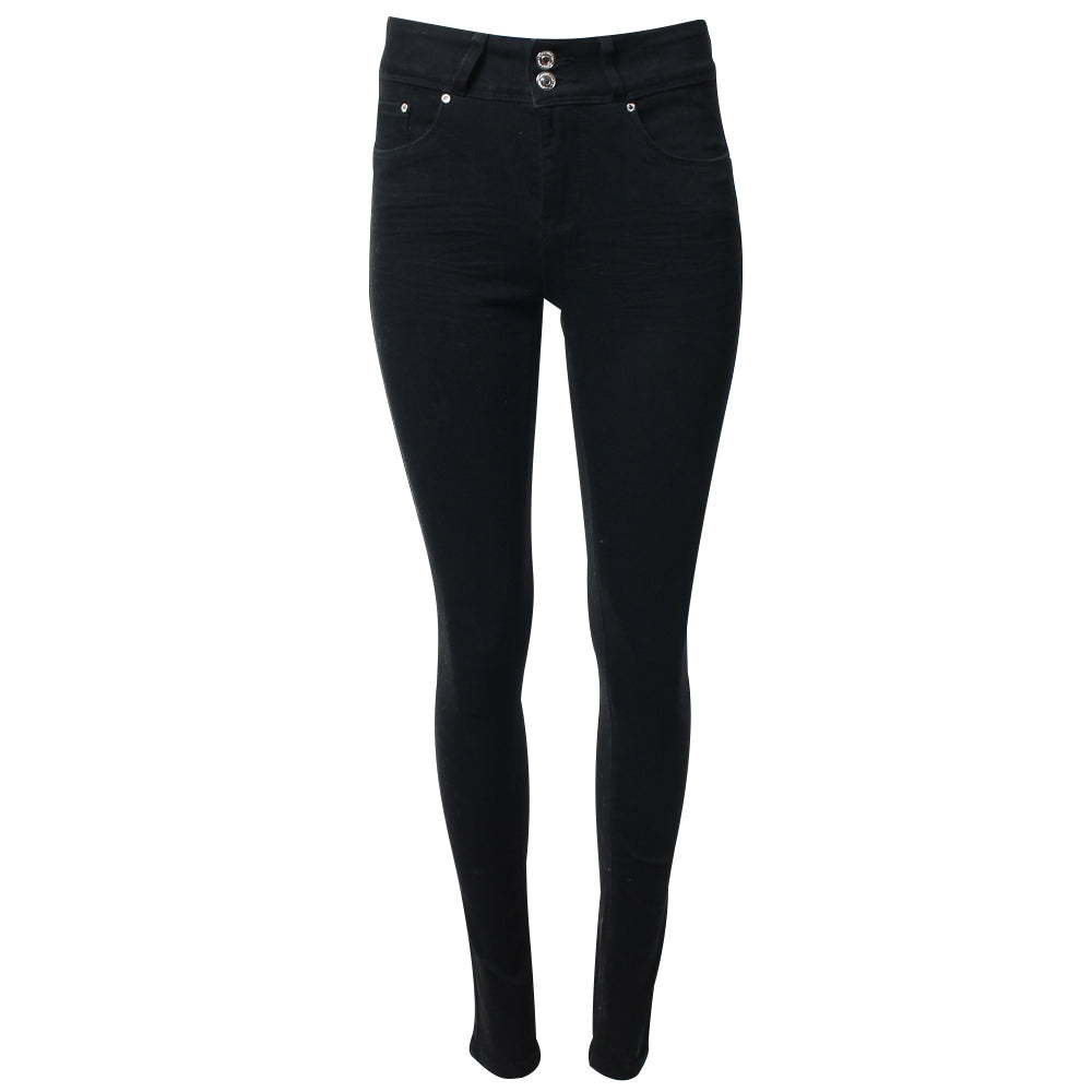 Mona Skinny Jean | Regular Leg (Black)