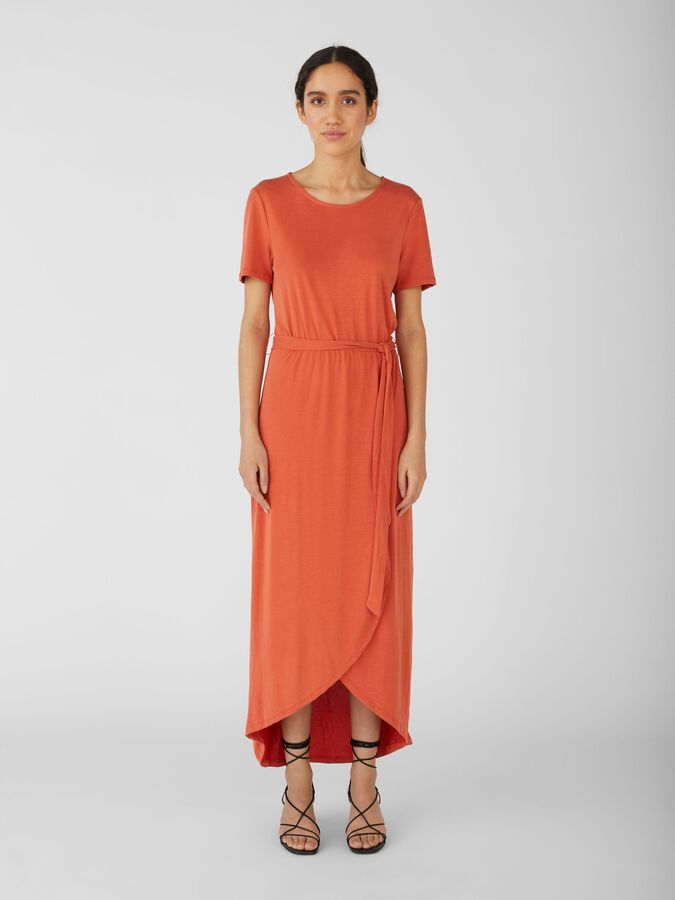 Jannie T-Shirt Dress (Rust)