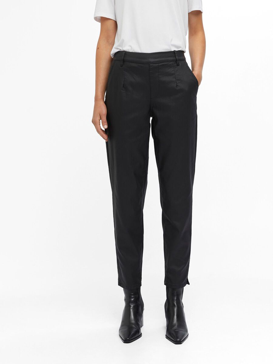Lisa Coated Pants (Black)