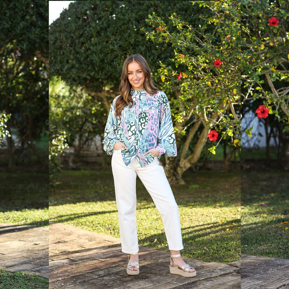 KAITLYN MOM JEAN REGULAR LEG (SOFT WHITE)