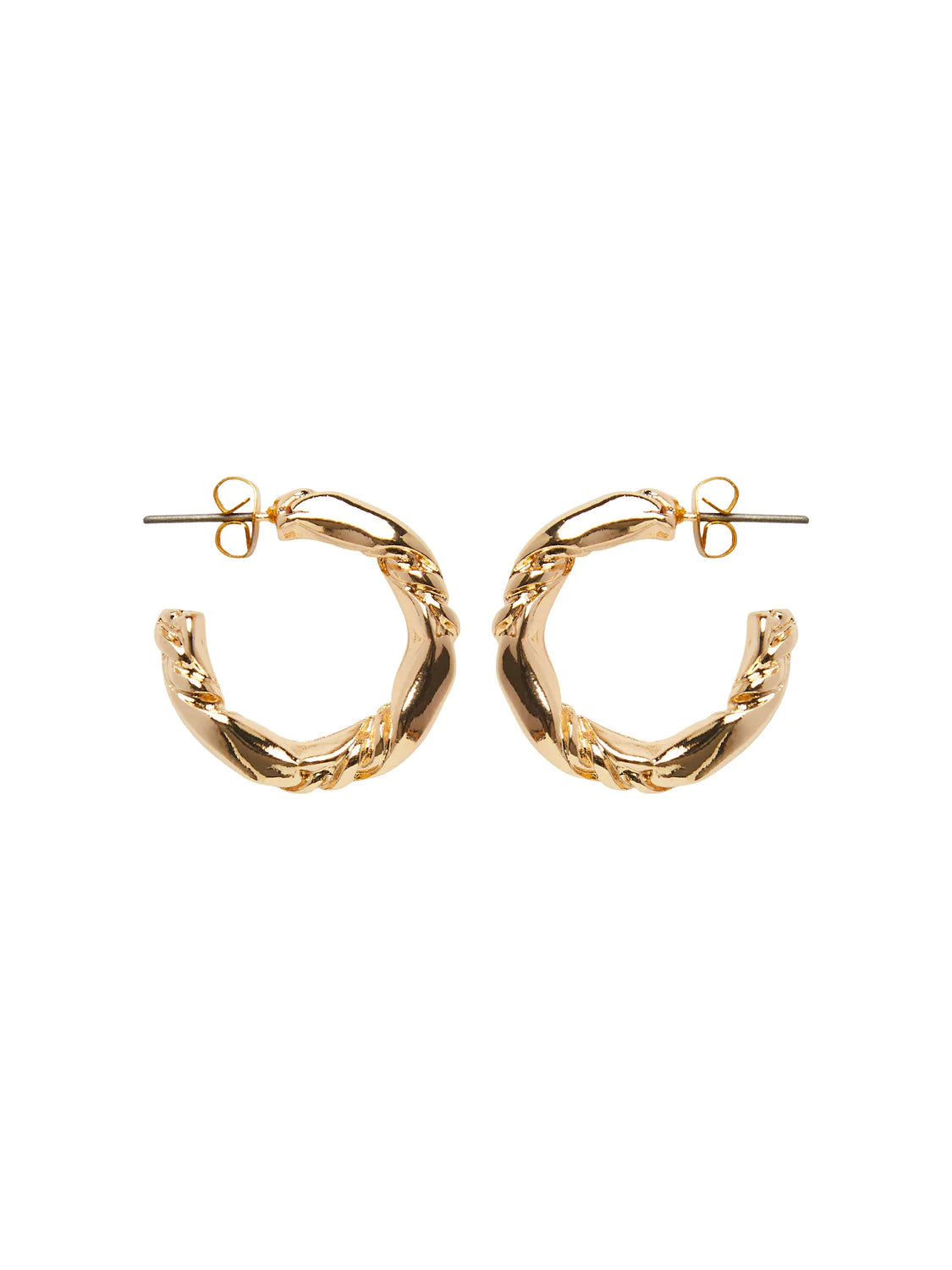 LULU HOOP EARRINGS (GOLD)
