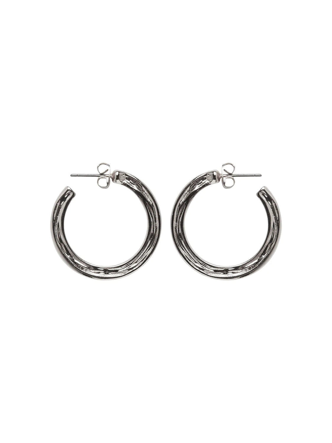 MYNT HOOP EARRINGS (SILVER)