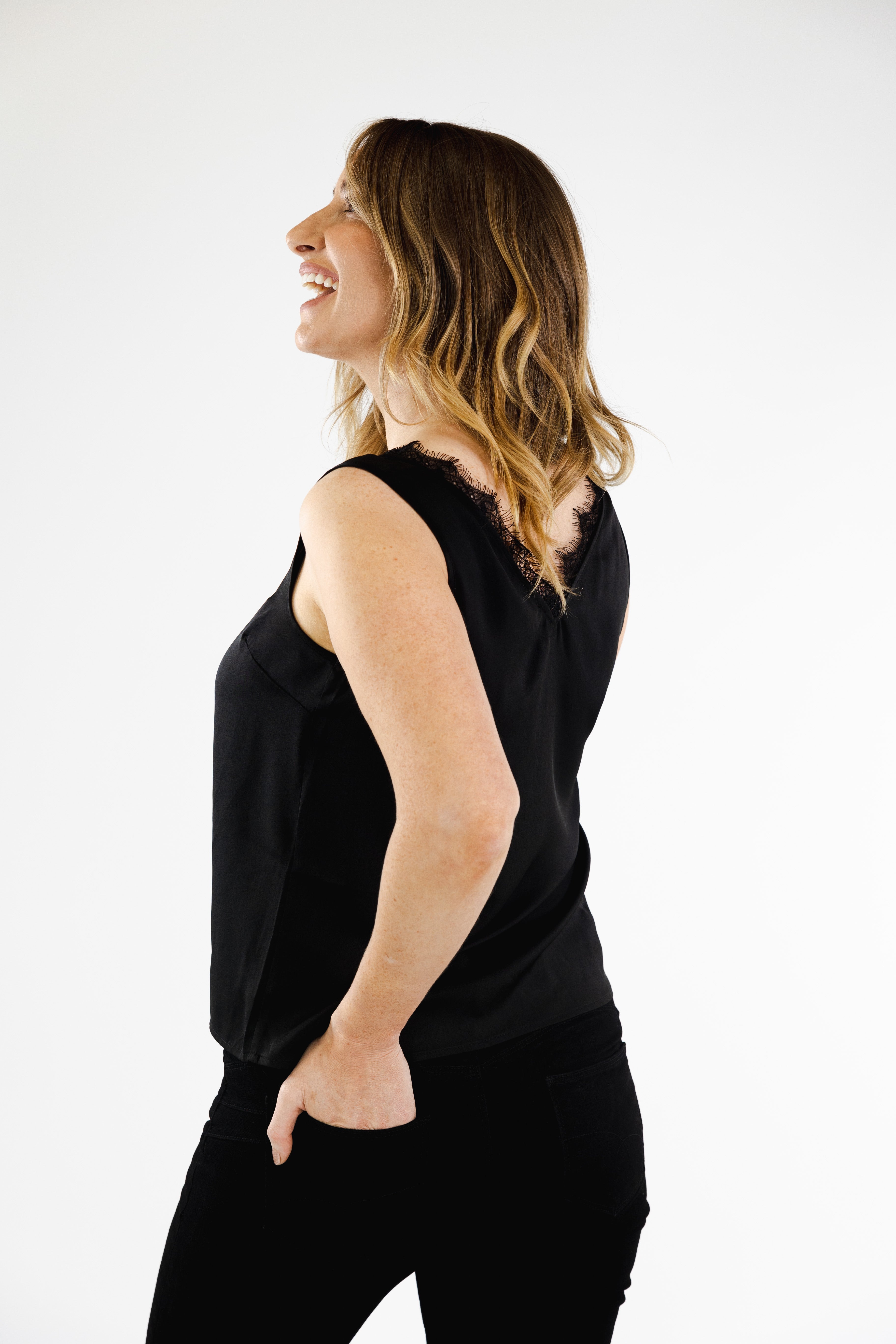 Maple Cami Top (Black)