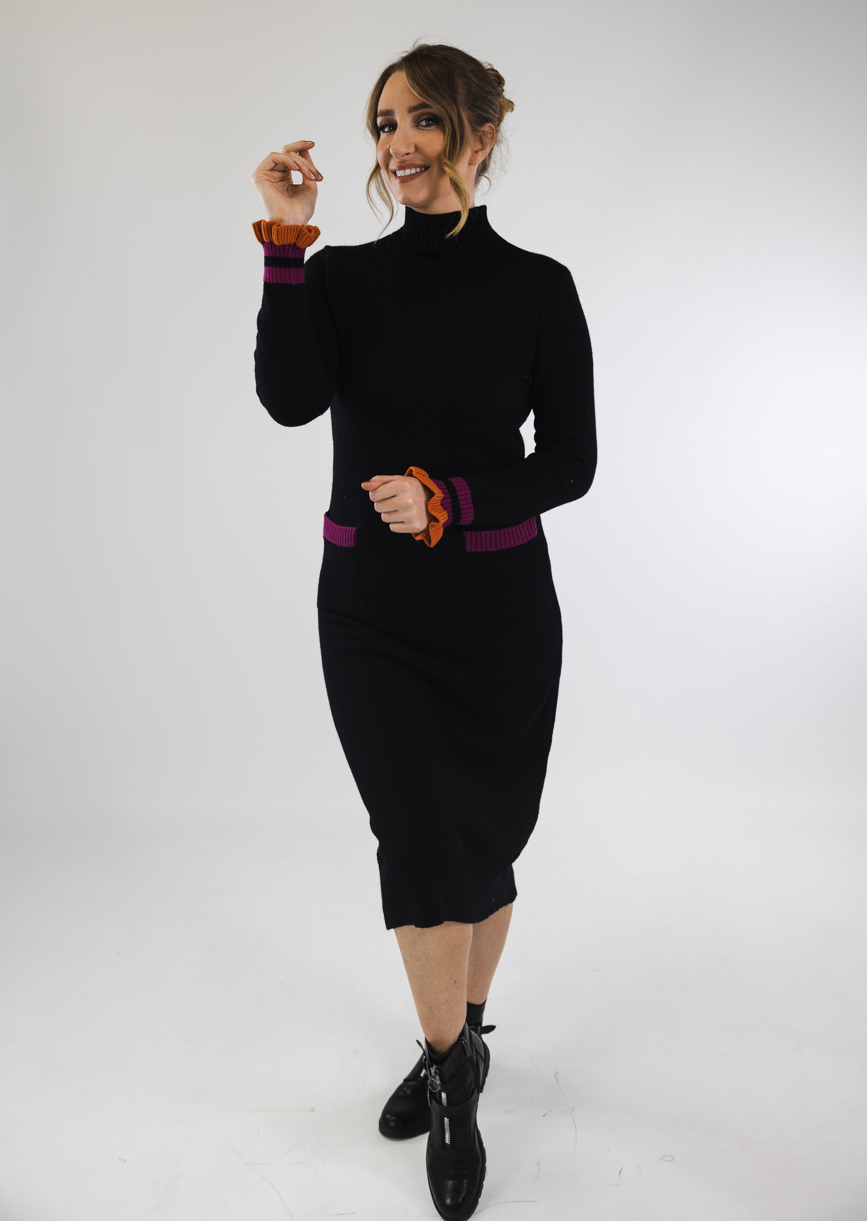 Saffron Dress (Black)