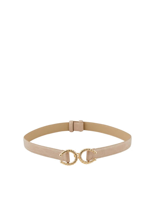 Niko Hook Buckle Belt (Nude)