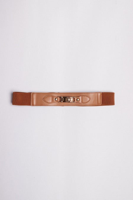 BAHAMAS BELT (BROWN & GOLD)