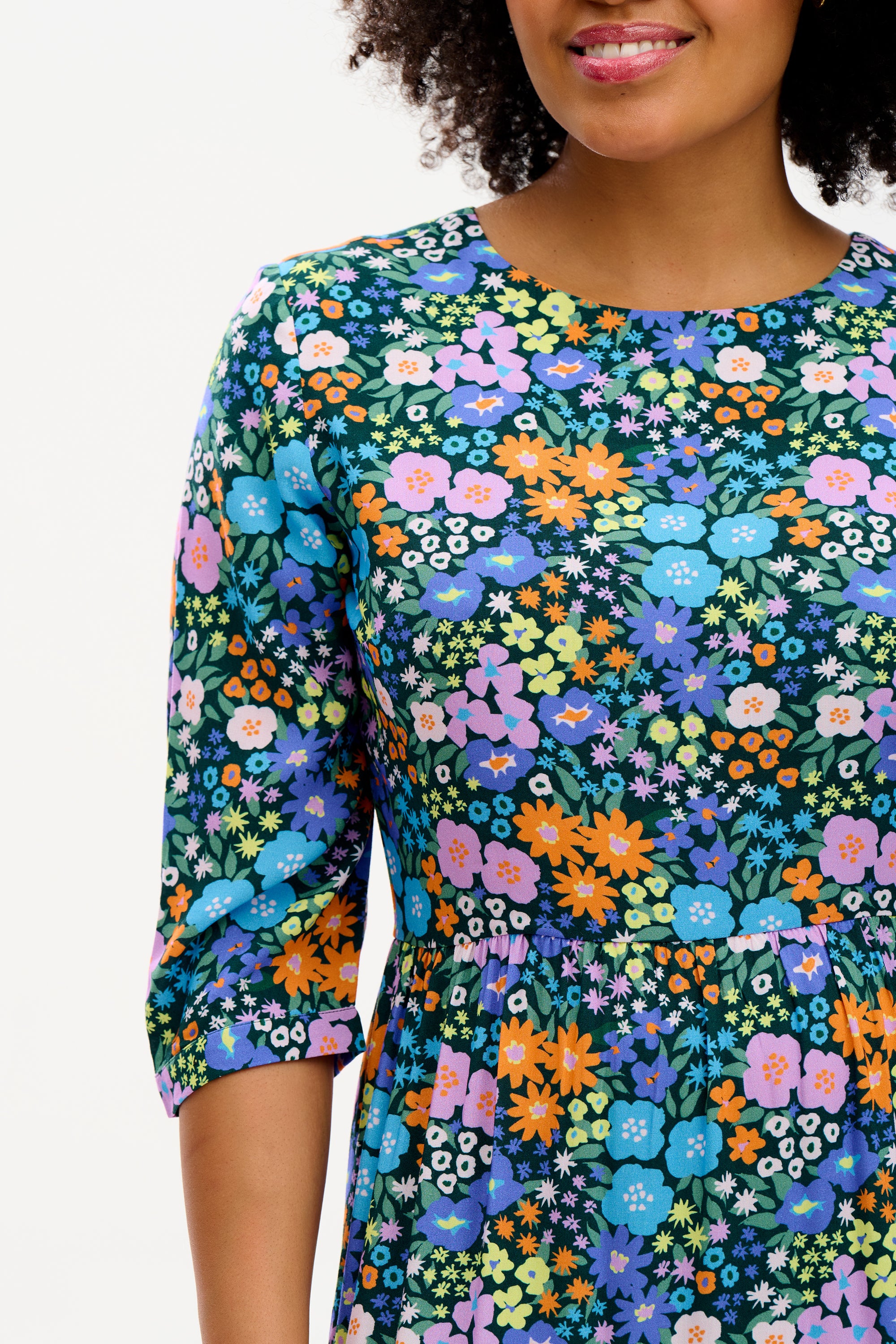 Zaina Tiered Maxi Dress (Multi)