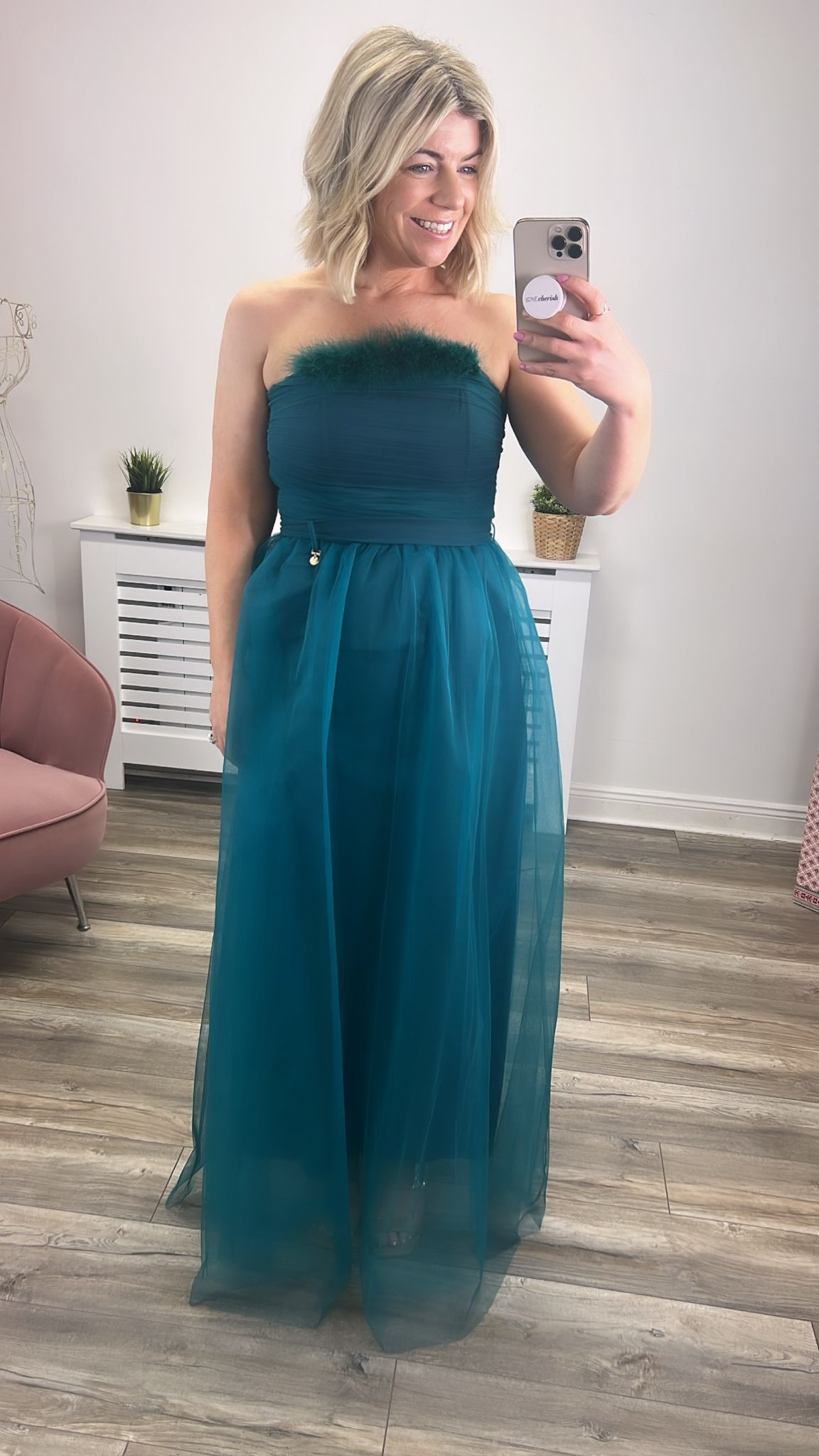 Stellar Midi Dress (Teal)