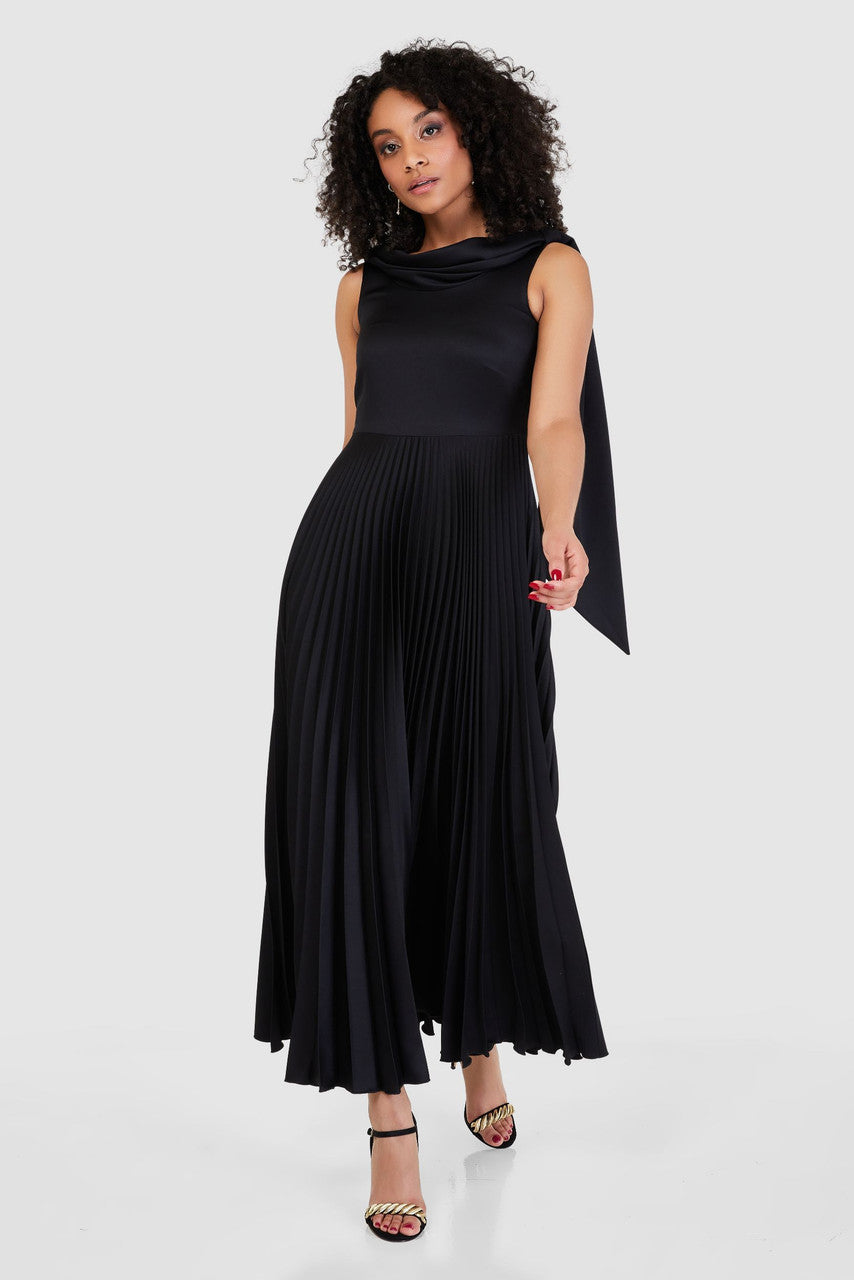 Catherine Draped Neck Maxi Dress (Black) | Love Cherish | Dress Catherine Draped Neck Maxi Dress (Black) | Love Cherish | Dress