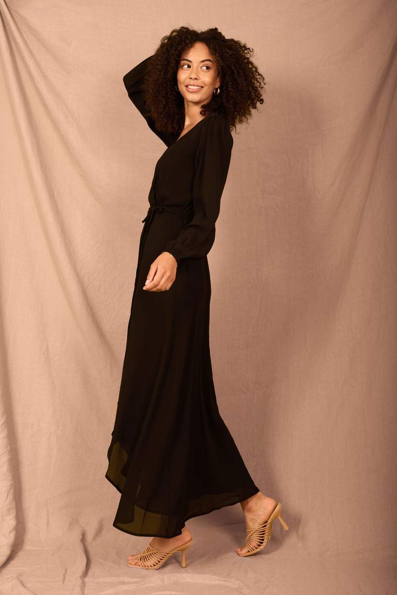 Jagger Dress | Dancing Leopard | Black