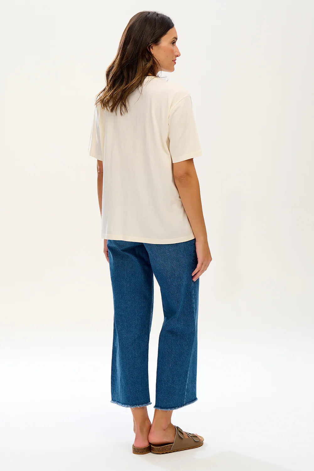 Kinsley Relaxed T-shirt (Off-White, Lightning Flash)