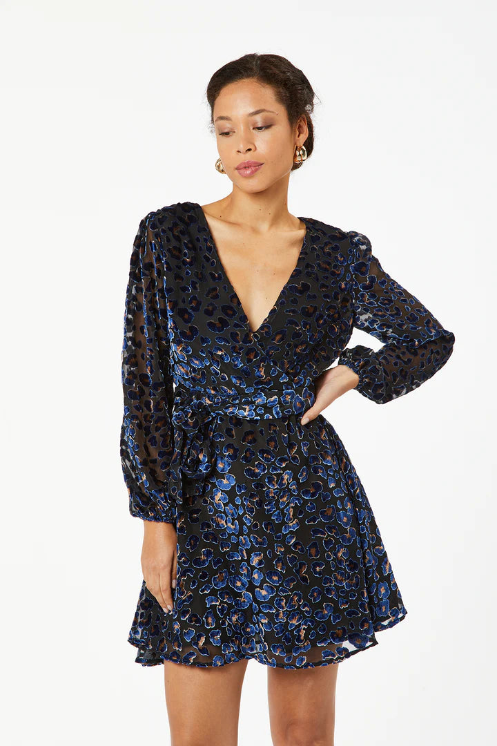Jim Velvet Dress (Navy)