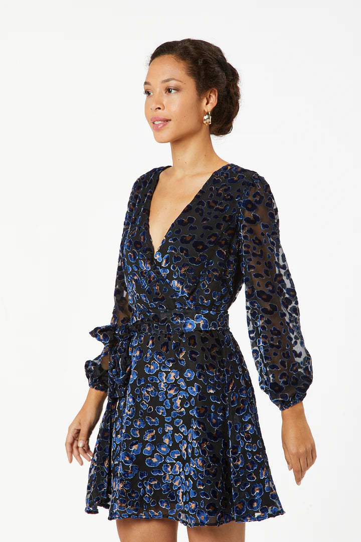 Jim Velvet Dress (Navy)