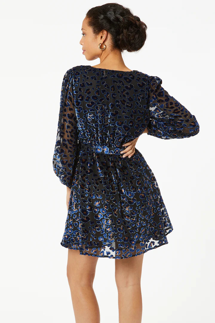 Jim Velvet Dress (Navy)