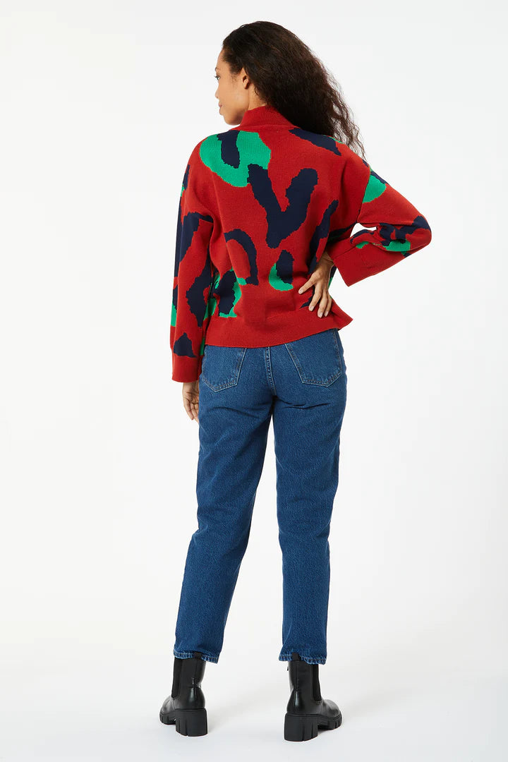 Jeremy red womens jumper