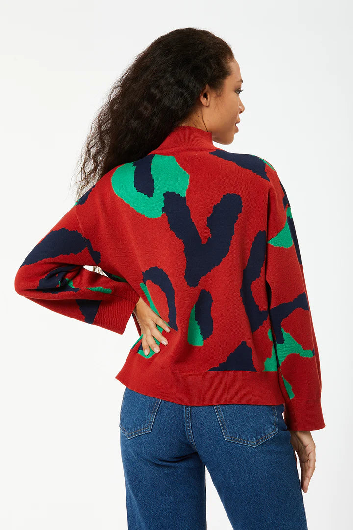 Jeremy red womens jumper