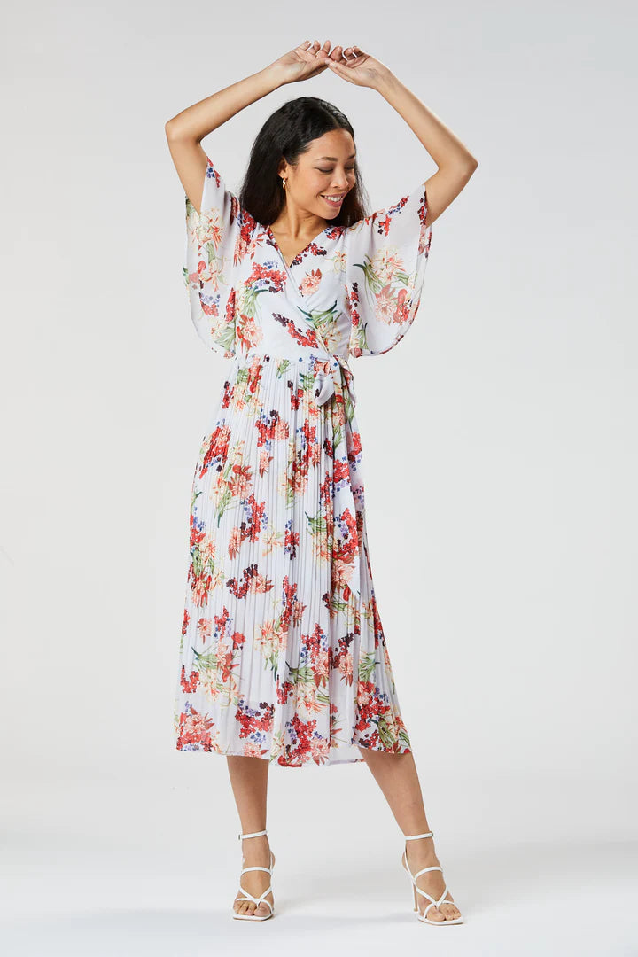 Salma Wrap Dress (Lilac)