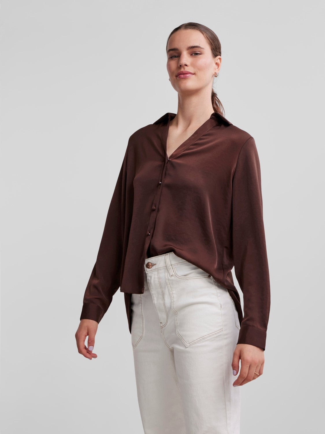 Mina Shirt (Chicory Coffee)