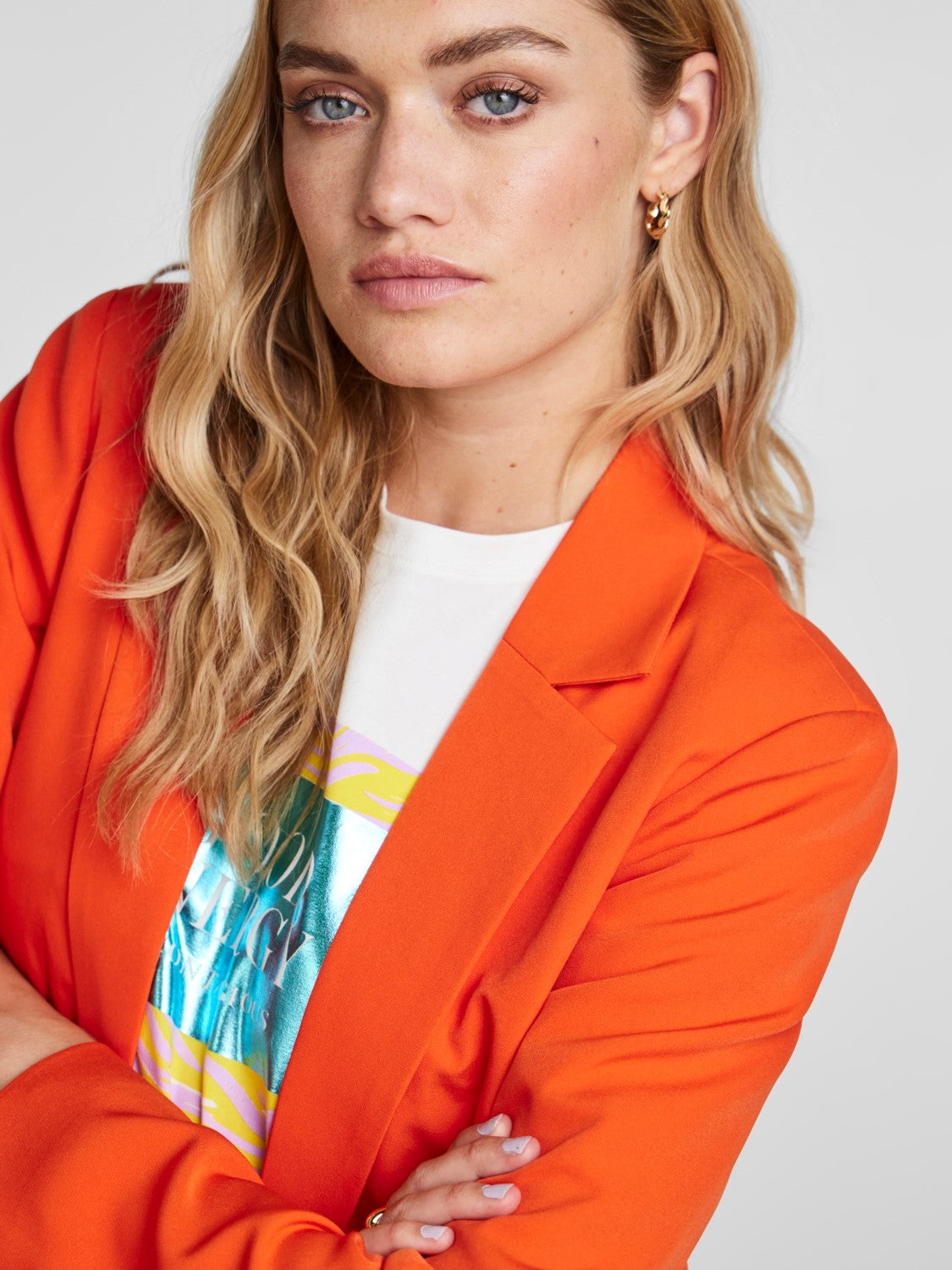 tangerine tango blazer