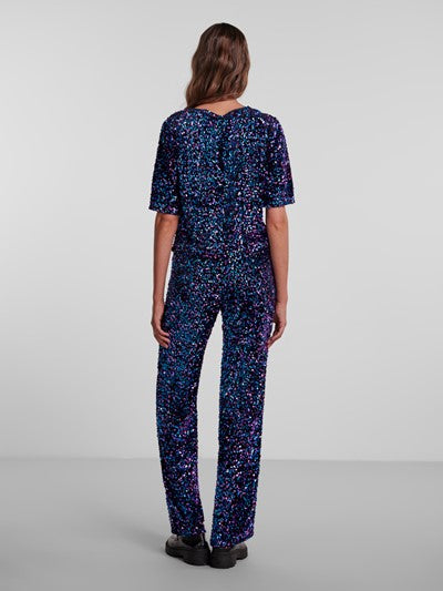 KAM SEQUIN TROUSERS