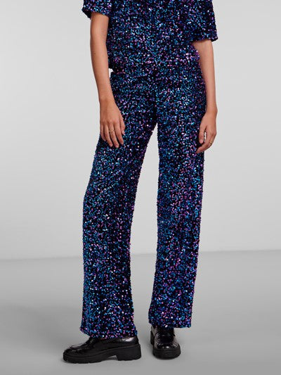 KAM SEQUIN TROUSERS