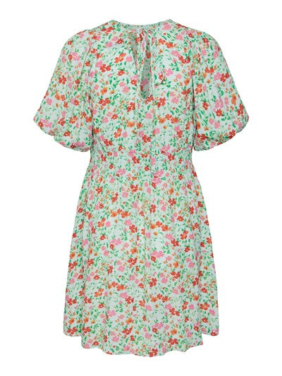 AVA DRESS (AQUA/FLOWER)
