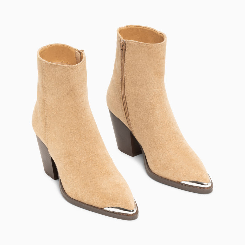 Jenn Cowboy Boot (Beige)
