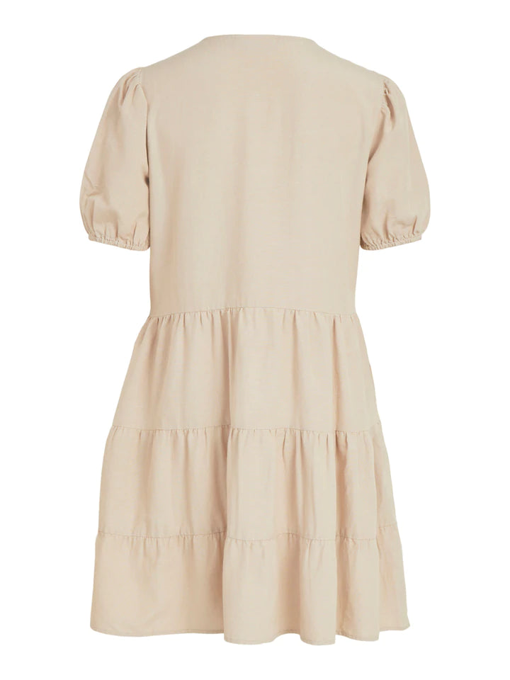 Silla Smock Dress (Cement)