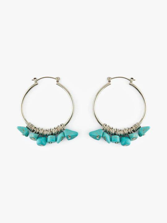 Viony Hoop Earrings (Silver)