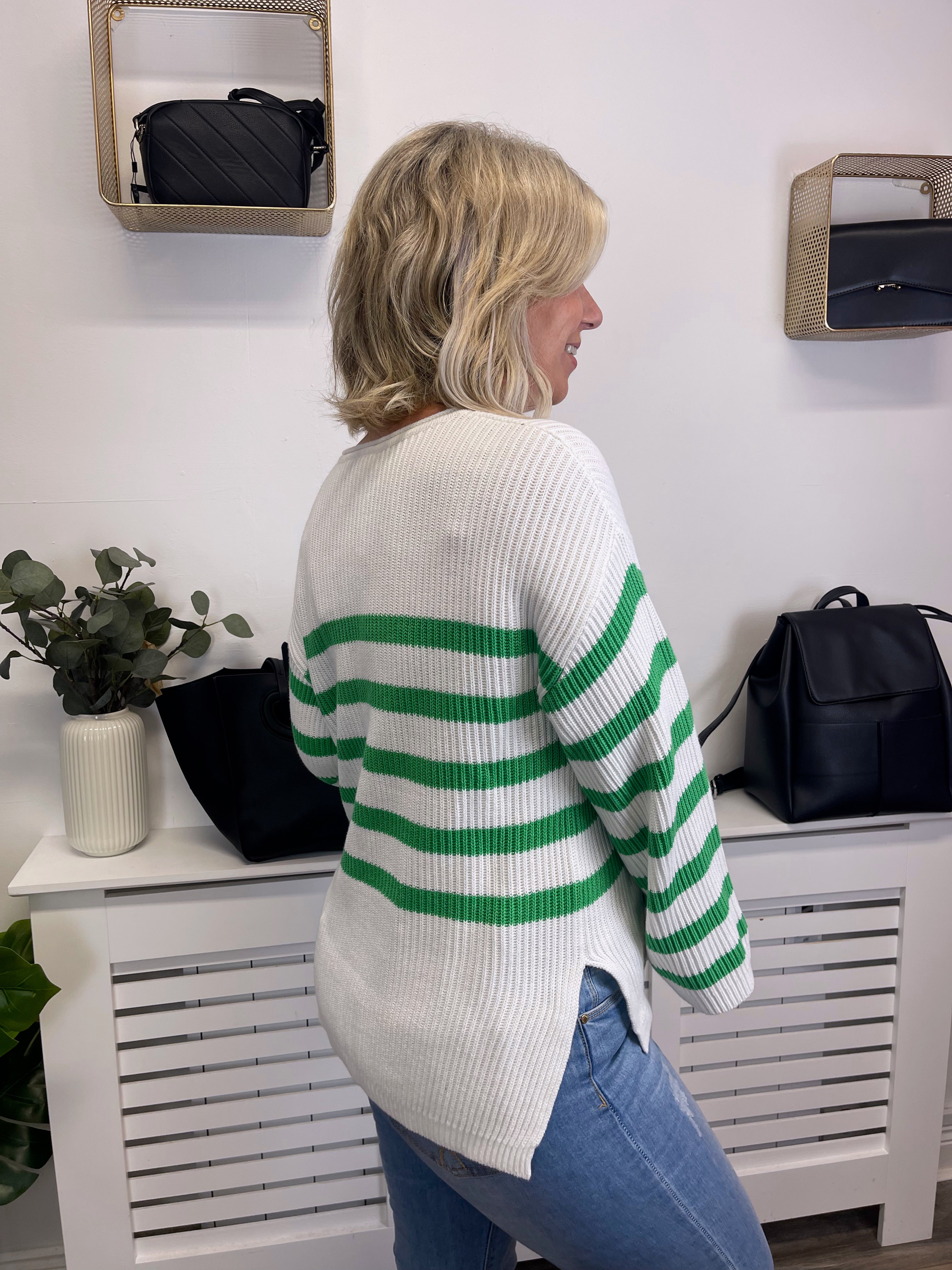 Viching Knit Top (Kelly Green)