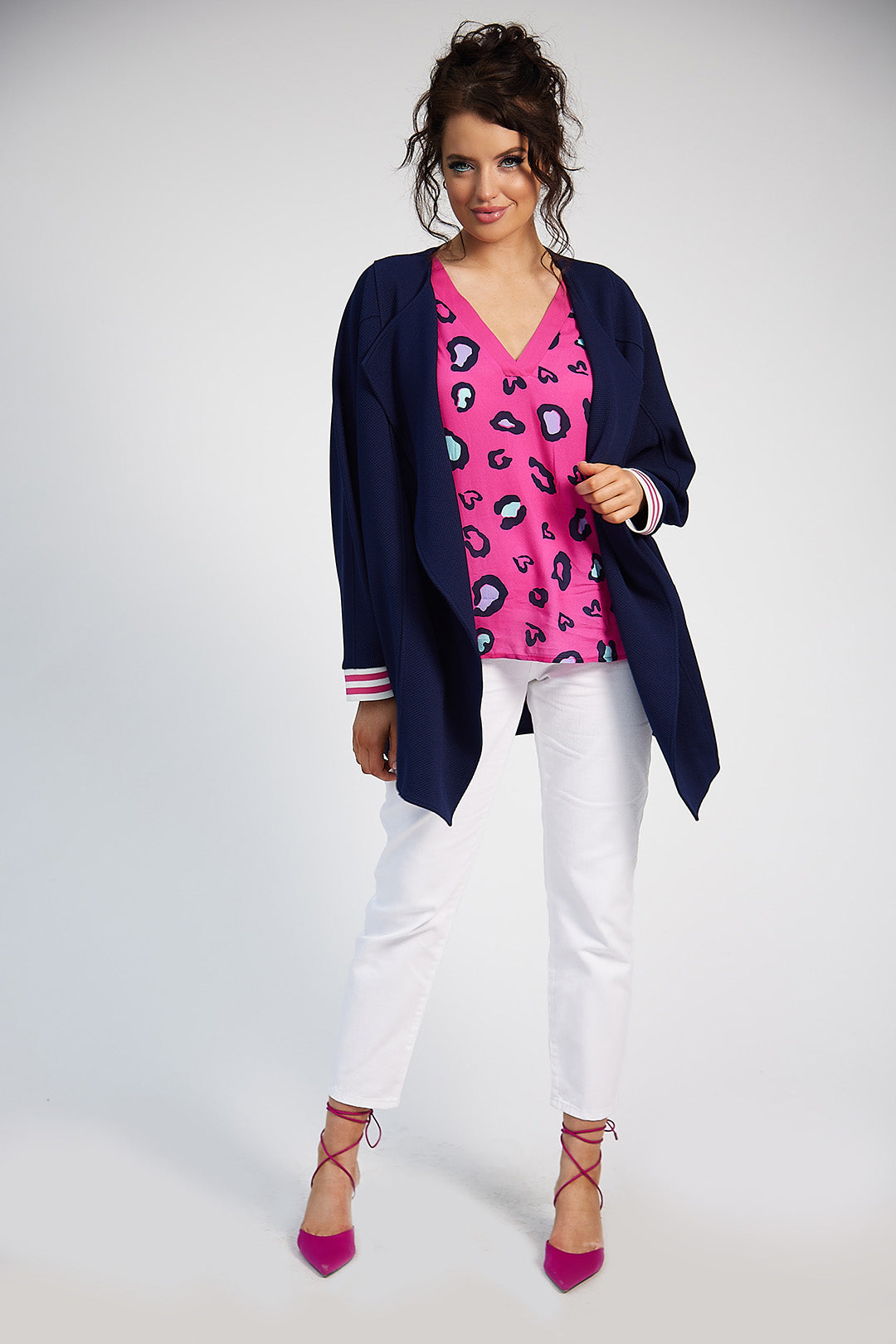 Sonia Batwing Jacket (Navy)