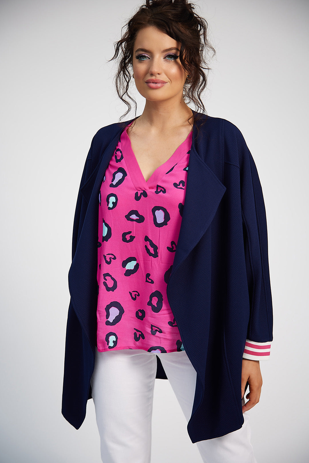 Sonia Batwing Jacket (Navy)
