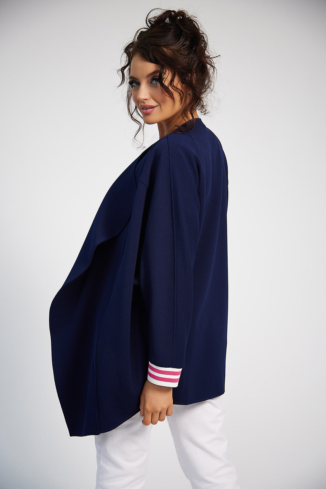 Sonia Batwing Jacket (Navy)