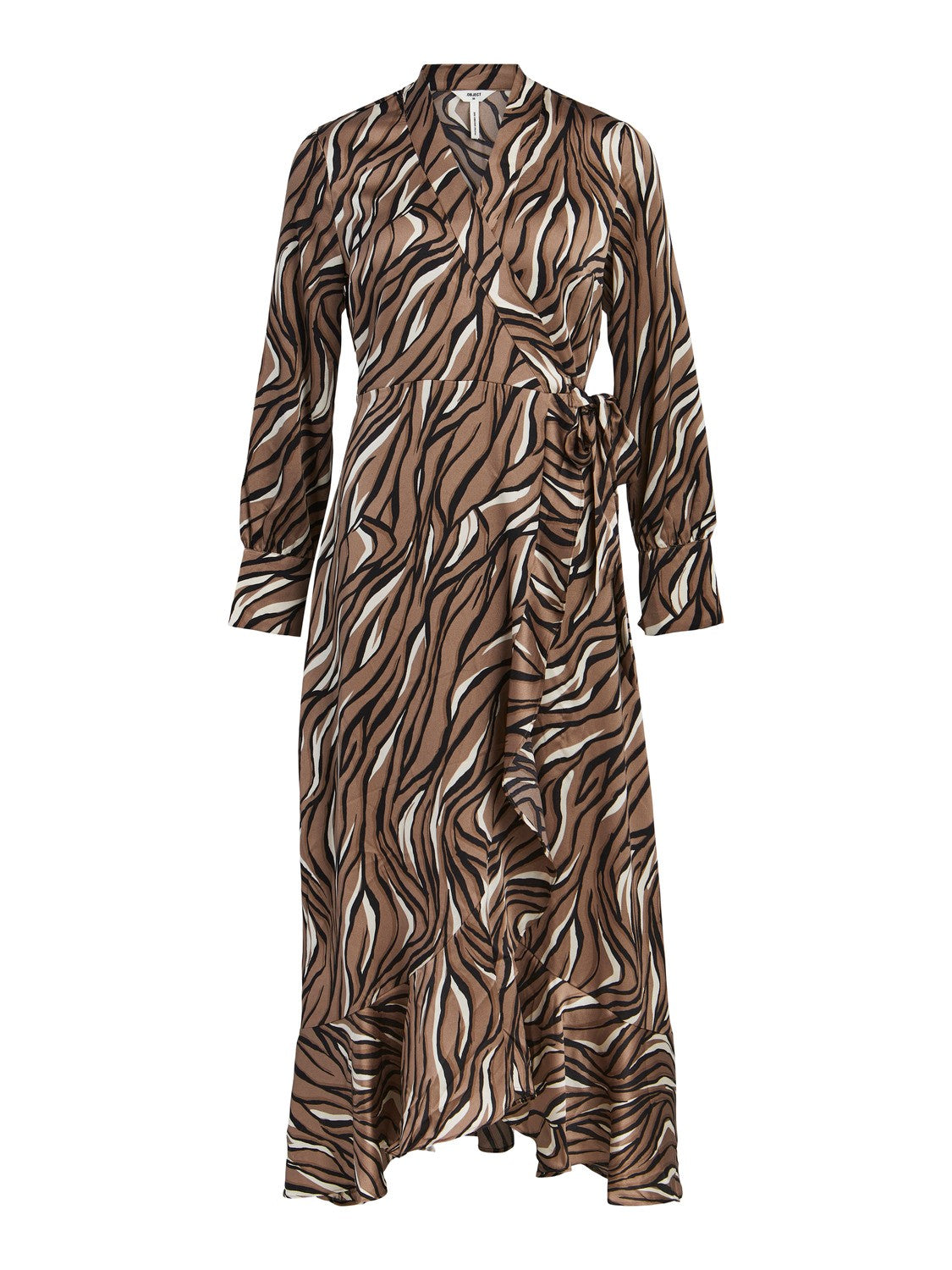 Dulcia Wrap Dress (Fossil/Zebra)