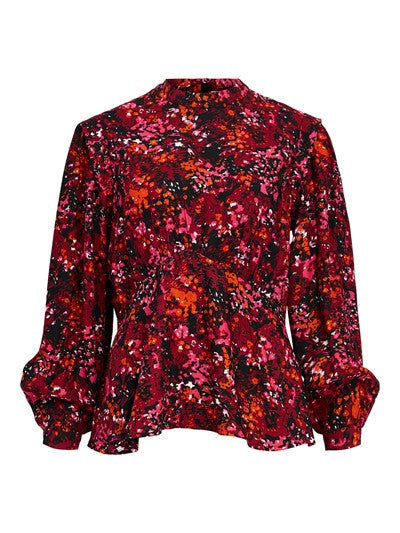 Wena Top ( Magenta/Black)