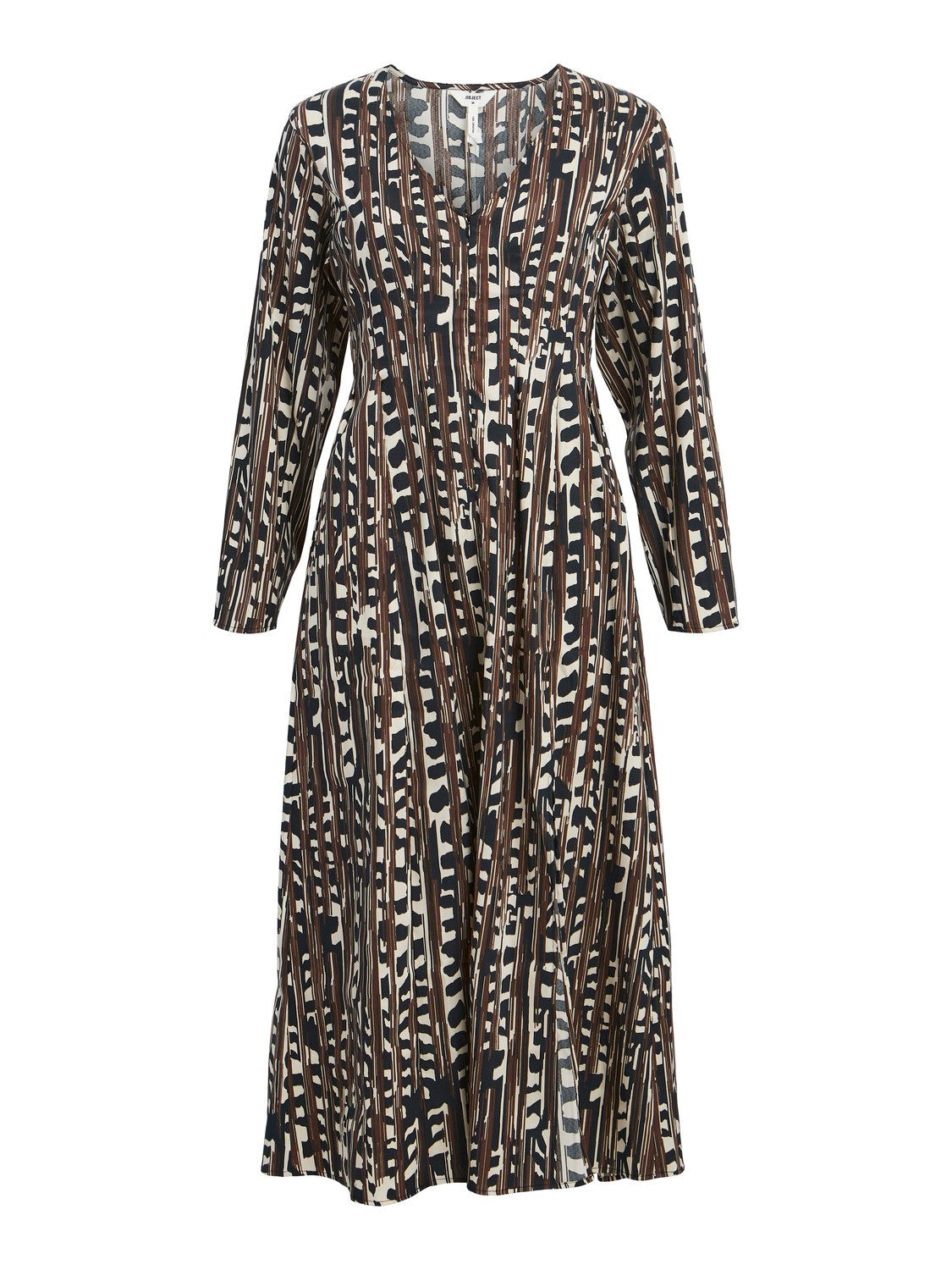 Katta Midi Dress (Humus/Dark Earth)