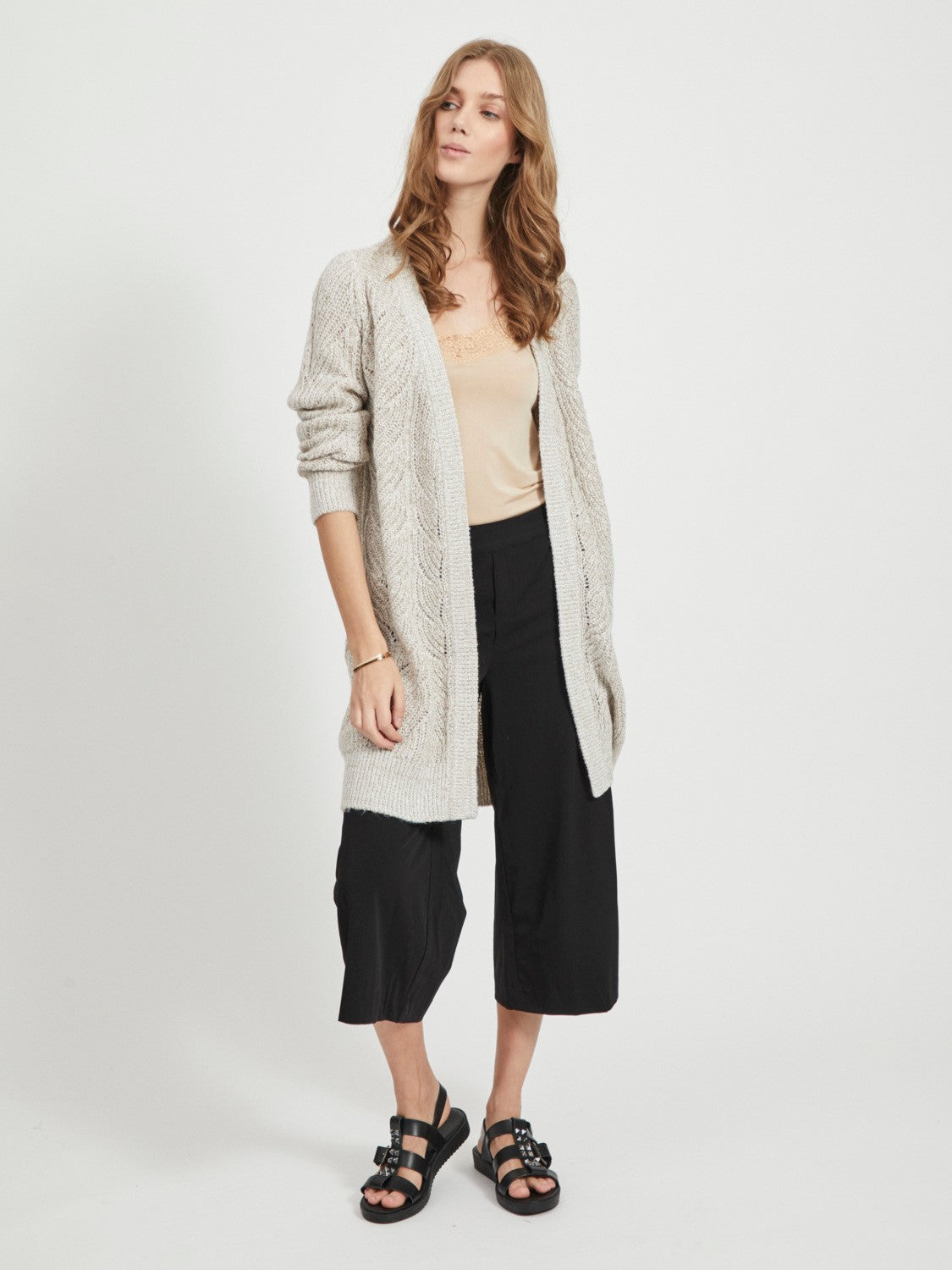 Kara Knit Cardigan (Beige)